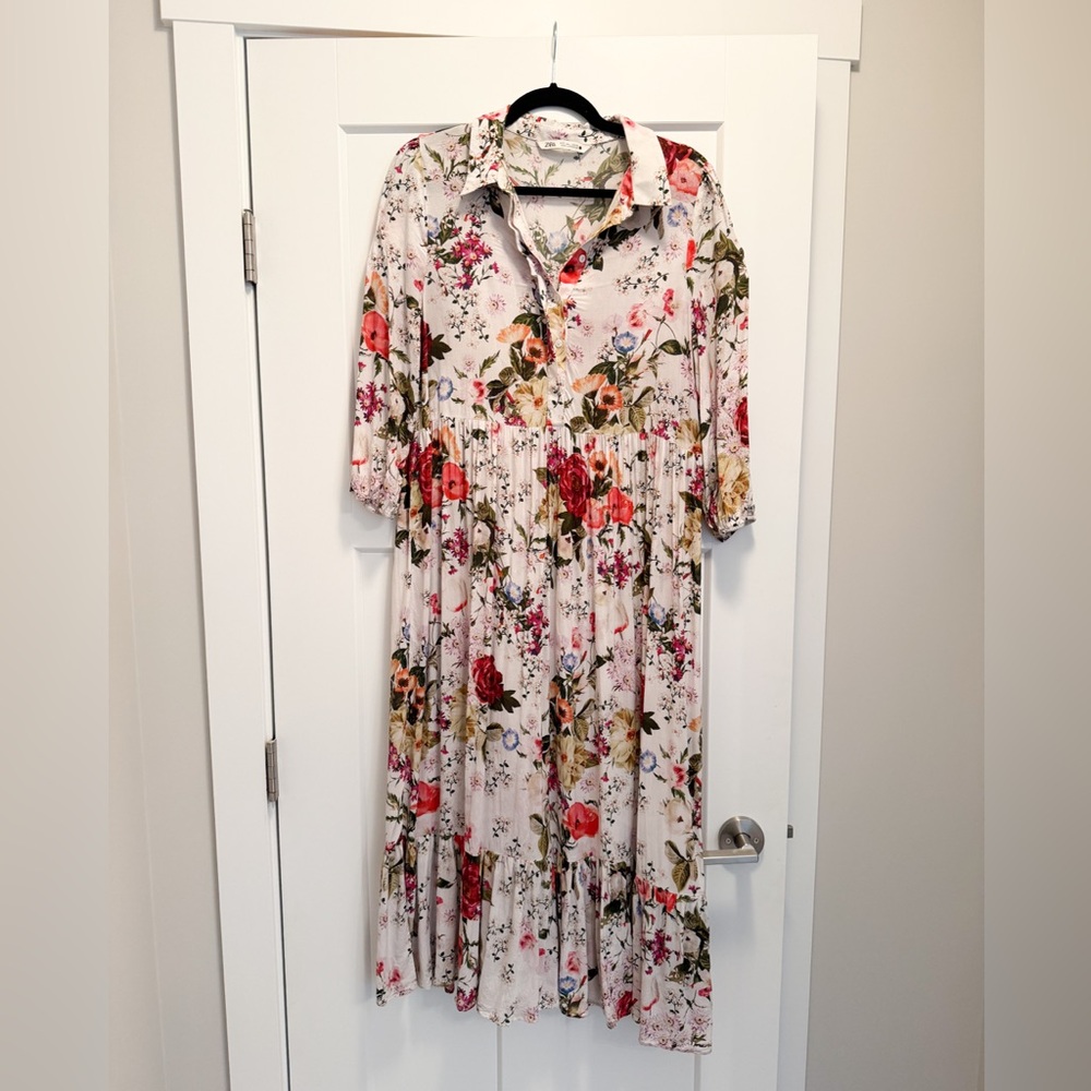Zara Floral Maxi Dress